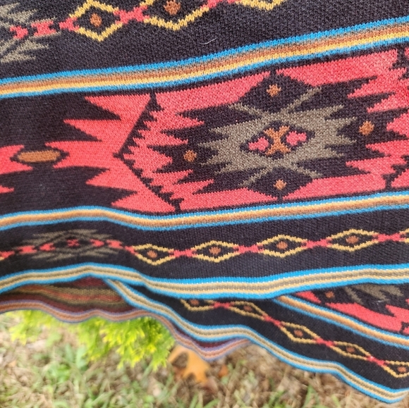 SPENSE WOMANS SIZE LARGE LONG SLEEVE BLACK KNIT DRESS WITH DECORATIVE HEM Midi - Picture 4 of 9